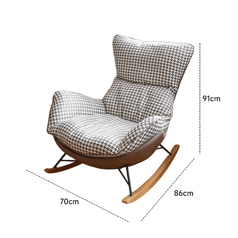 Kuril pattern rocking chair