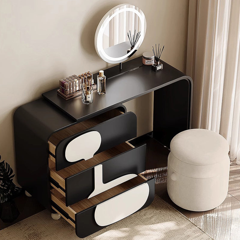 Monotone design dresser stool set
