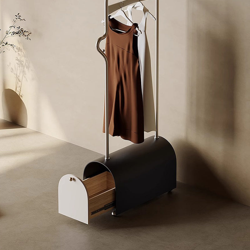 Modern hanger rack with storage