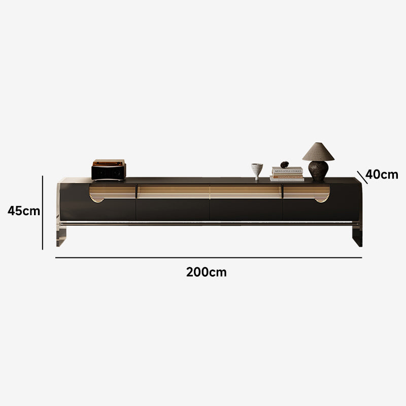 Italian modern mixed material TV stand