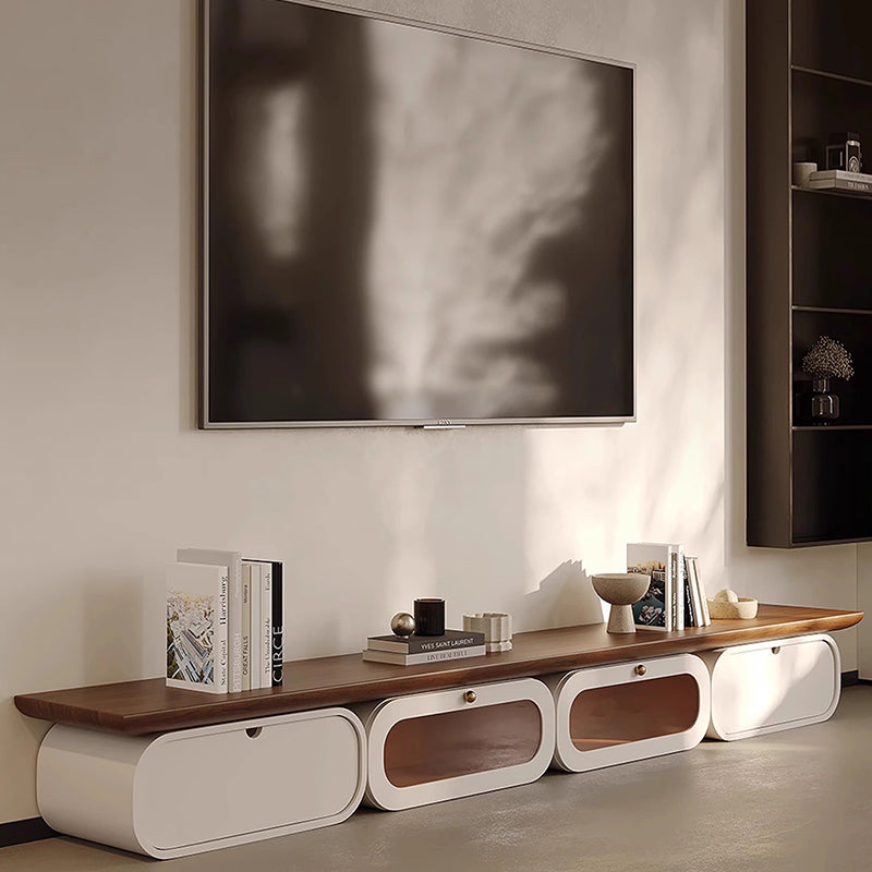 Wood grain two-tone TV board