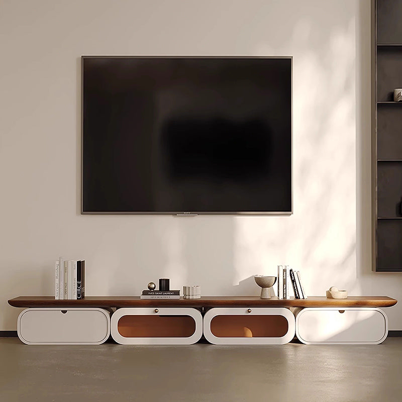 Wood grain two-tone TV board