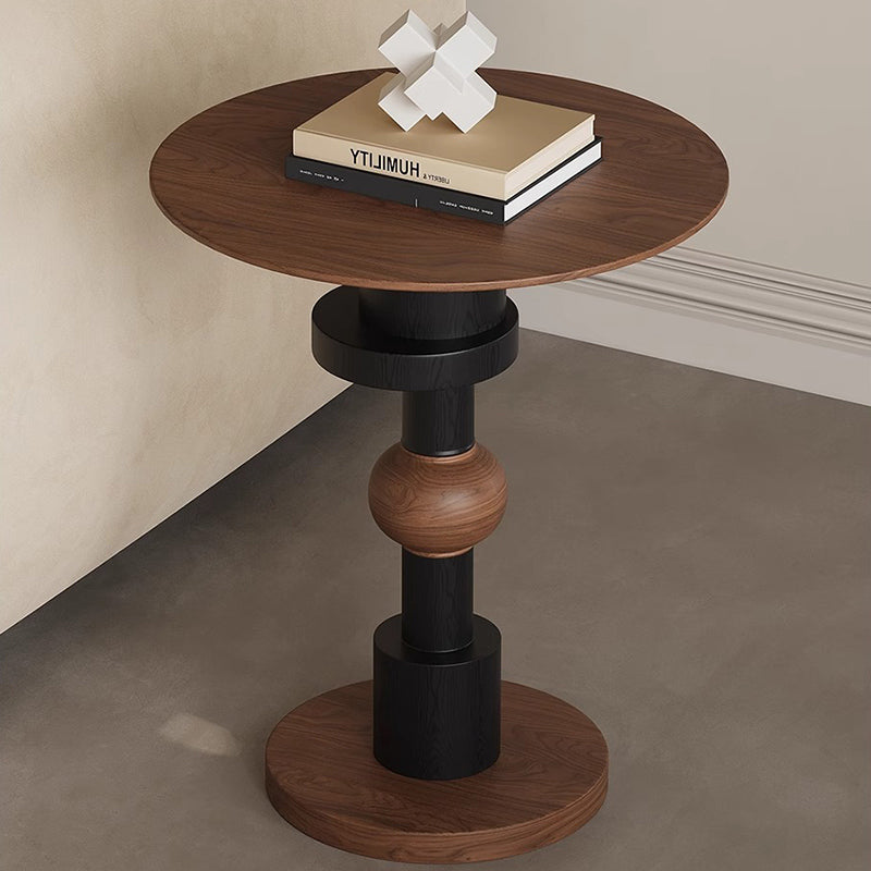 Wood grain design side table