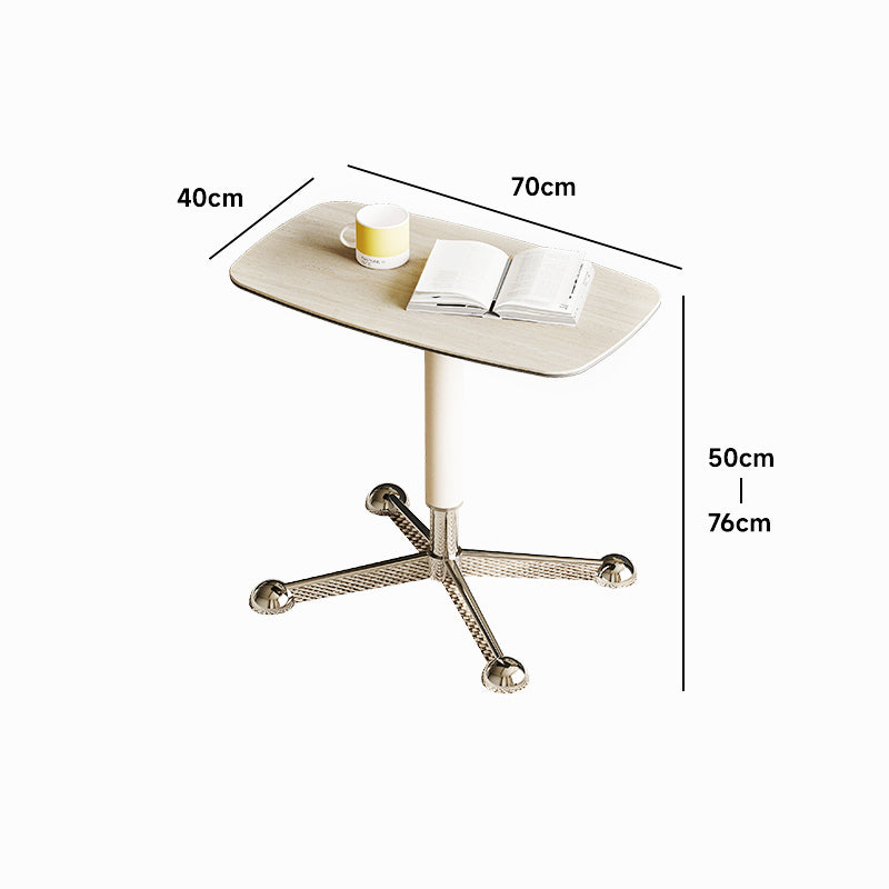 Multi-function side table on casters
