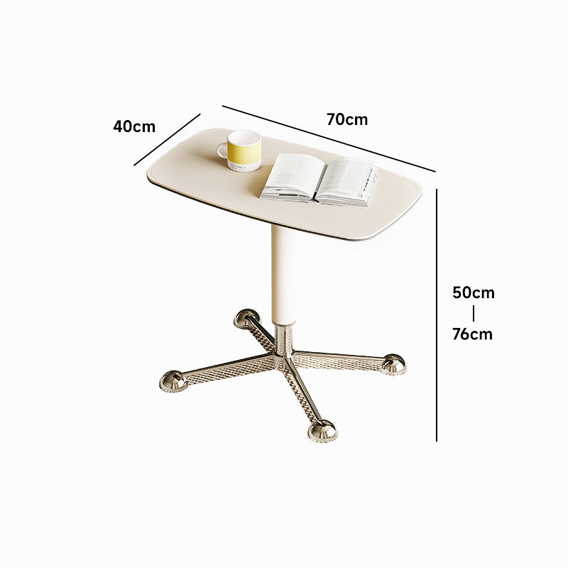 Multi-function side table on casters