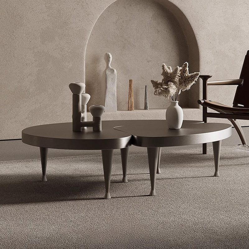 Black titanium stainless steel low table