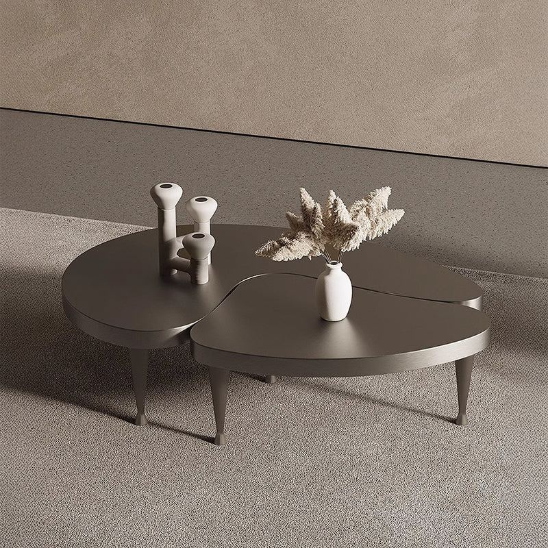 Black titanium stainless steel low table