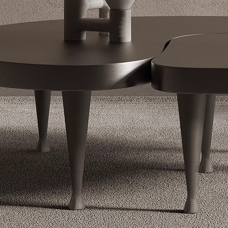 Black titanium stainless steel low table
