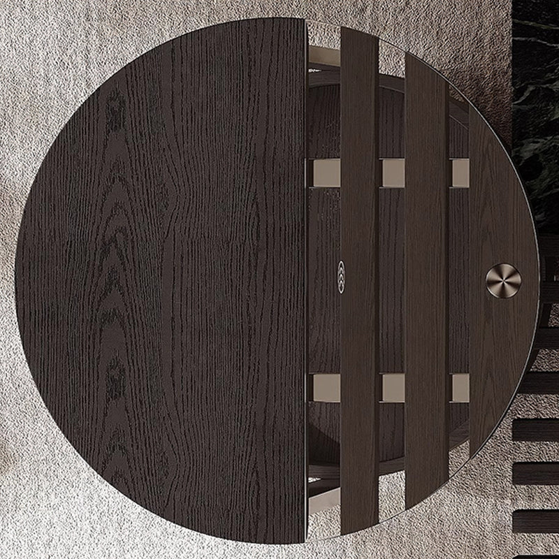 Marble black center table set