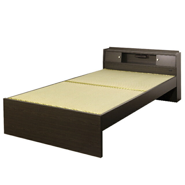 Japanese-made storage tatami bed, double