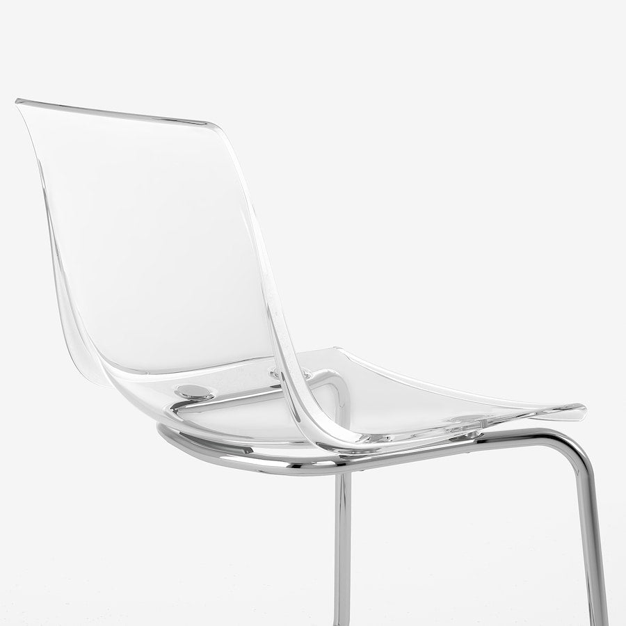 IKEA(イケア) TOBIAS transparent chair ミルム