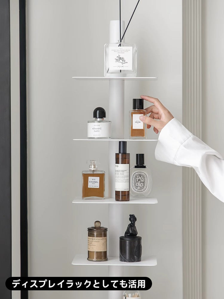 Slim rotating bookshelf