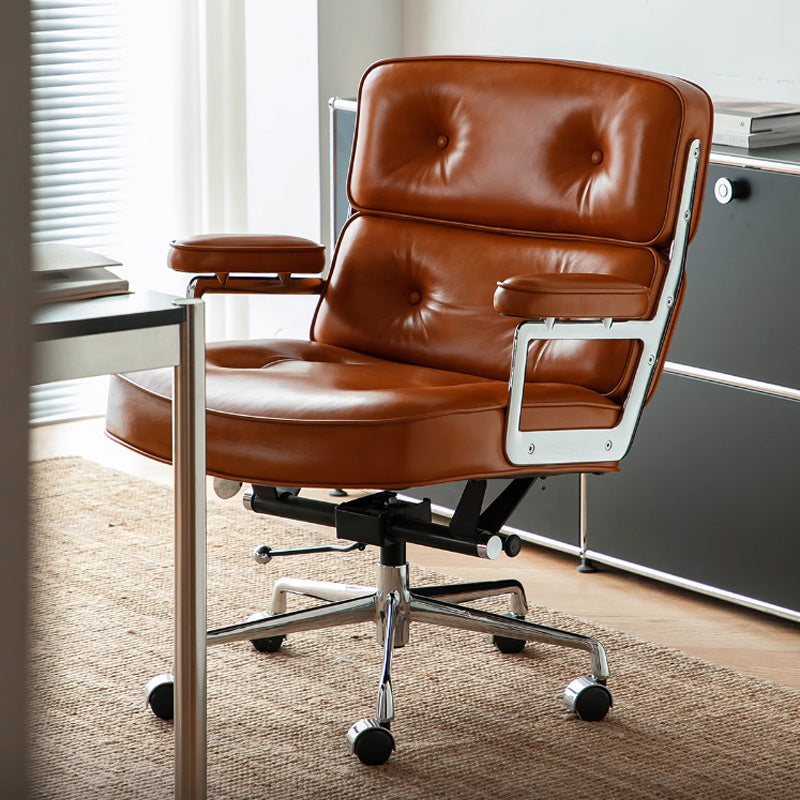 Adjustable Leather Office Chair