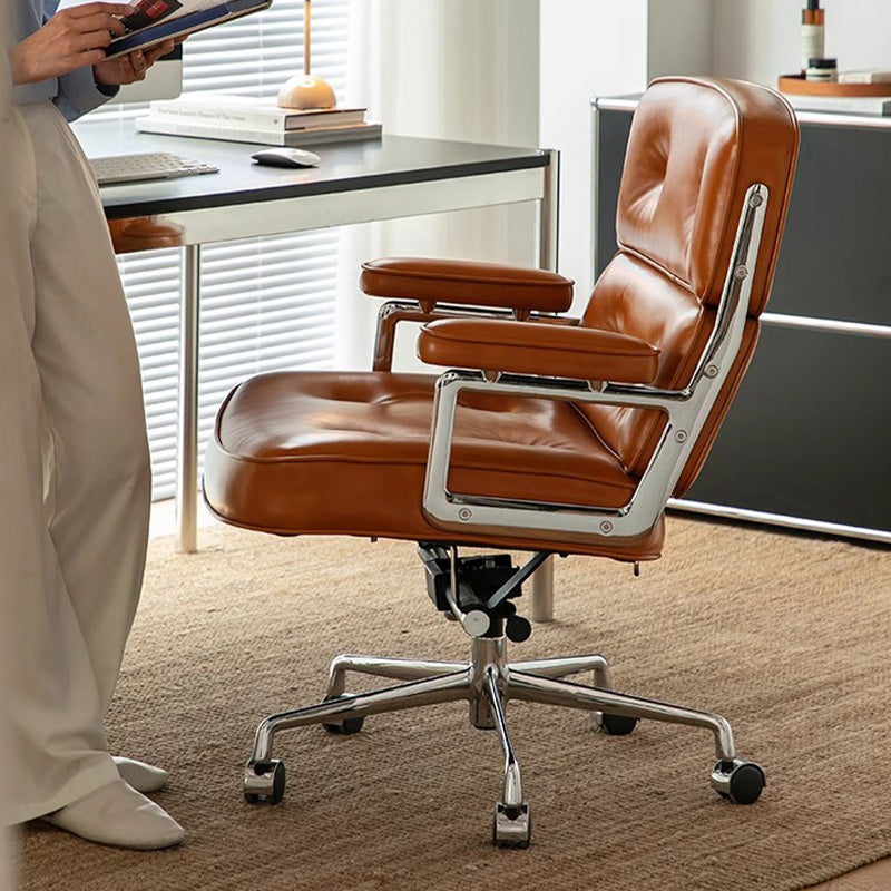 Adjustable Leather Office Chair