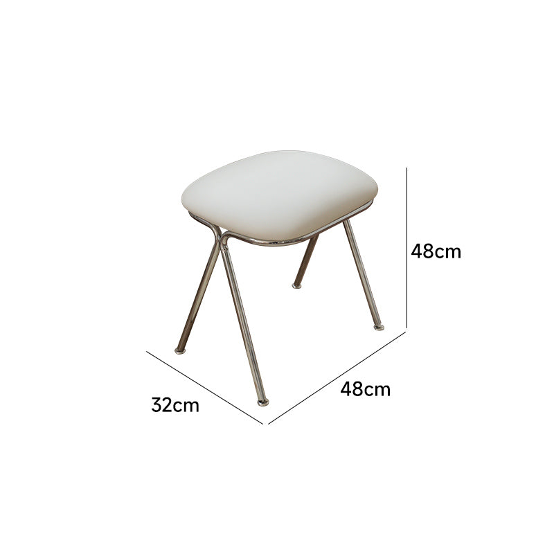 Stainless steel frame stool