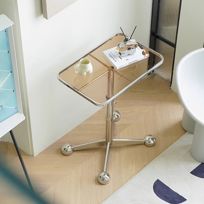 Stainless Steel Frame Side Table