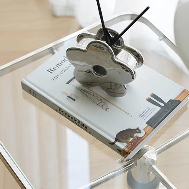 Stainless Steel Frame Side Table
