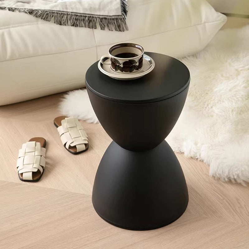 Scandinavian-style hourglass stool