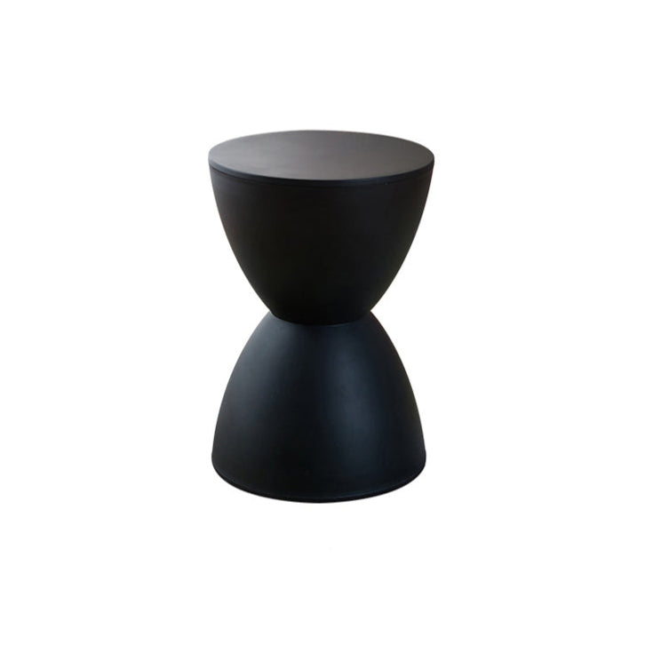 Scandinavian-style hourglass stool