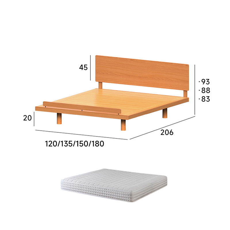 Cherry wood wooden corner fit bed