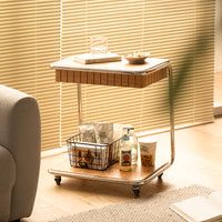 天童寺クウ　キャスター付き Amazon｜ドウシシャ サイドテーブル キッチンワゴン ランドリー