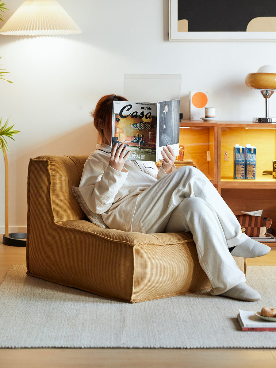 Single Square Cushion Sofa