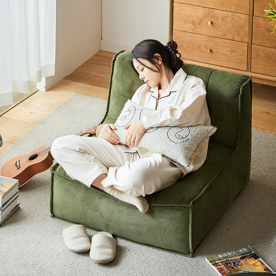 Single Square Cushion Sofa