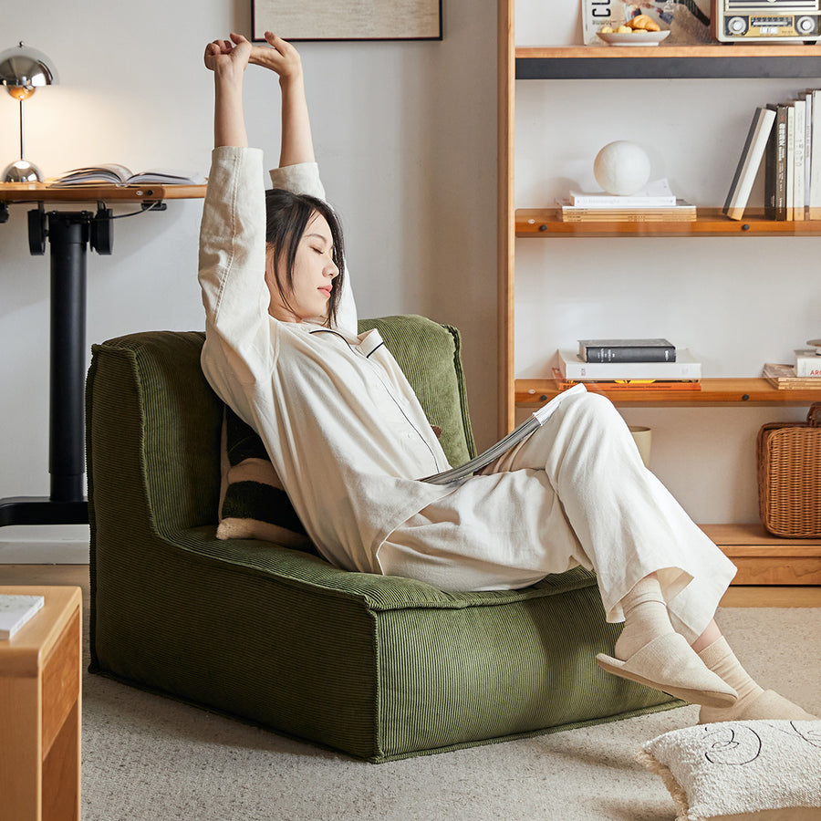 Single Square Cushion Sofa