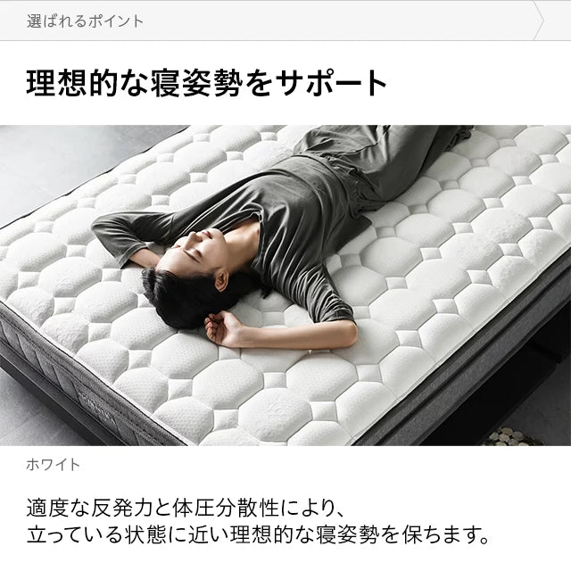 Extra thick pocket coil mattress D