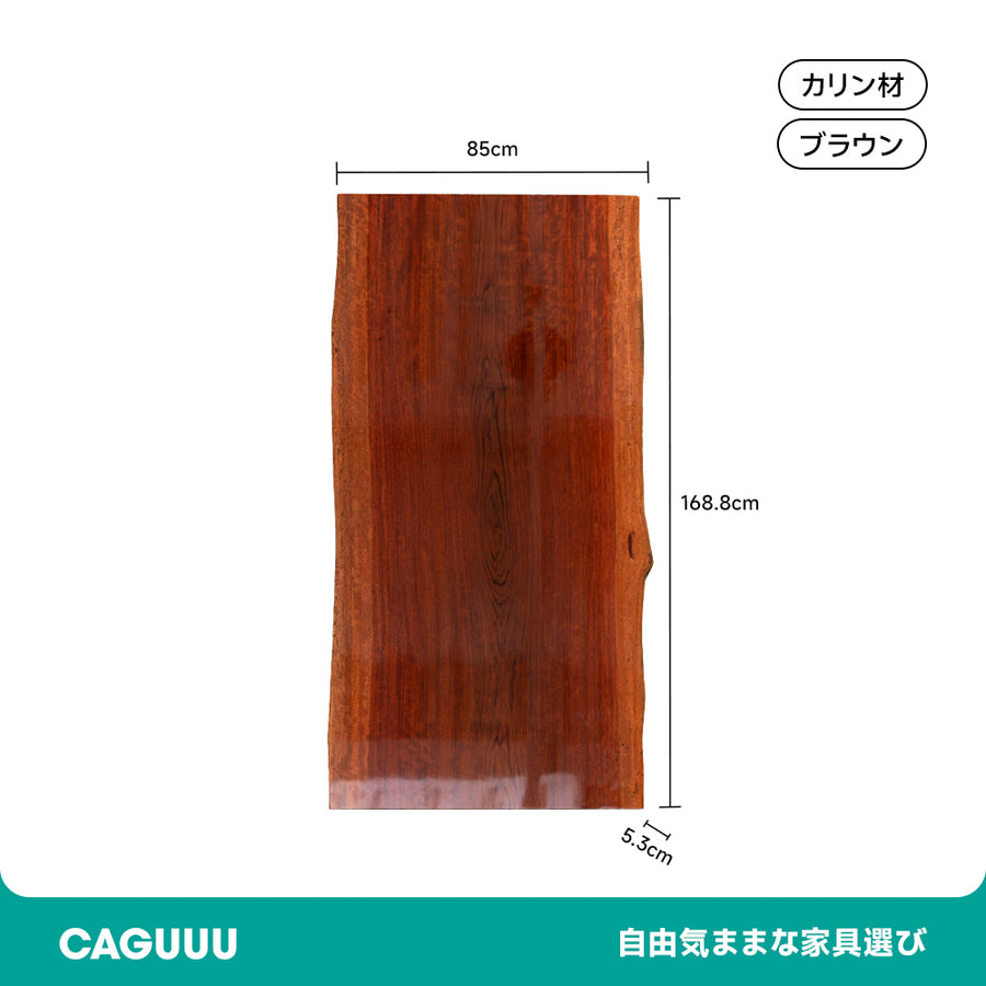 Solid wood table top made of natural wood