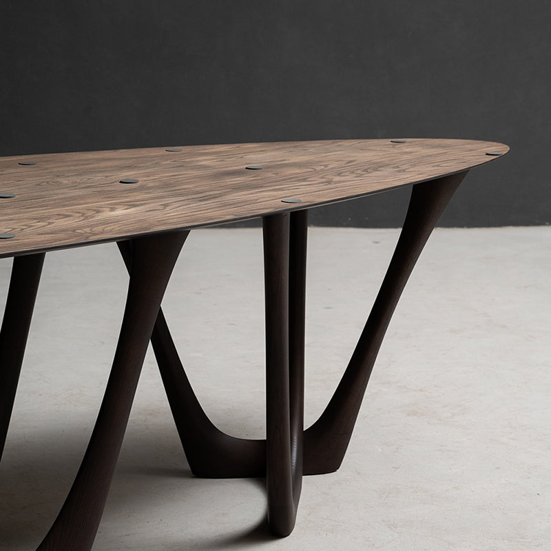 木製デザインテーブル用脚