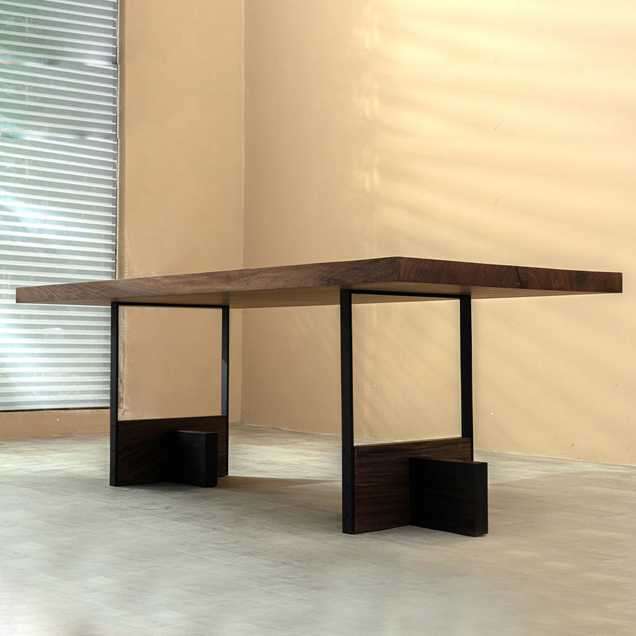 Vintage style iron wooden table legs
