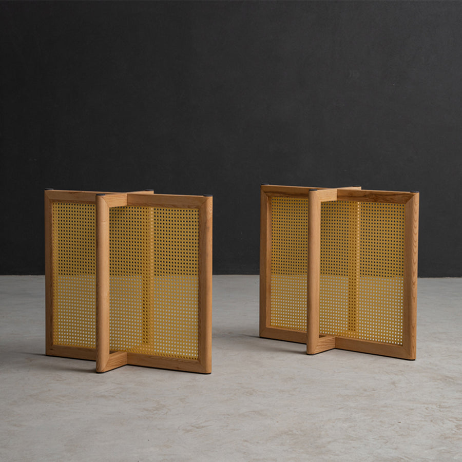 Rattan table legs