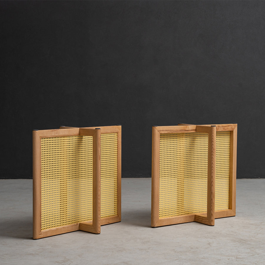 Rattan table legs