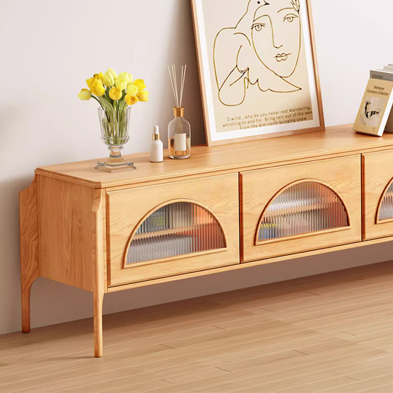 Natural Wood Sideboard