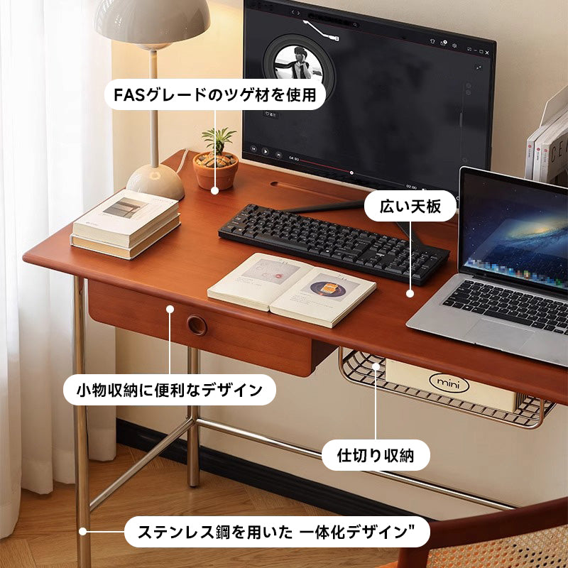 Boxwood mixed material design desk