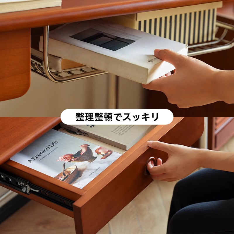Boxwood mixed material design desk