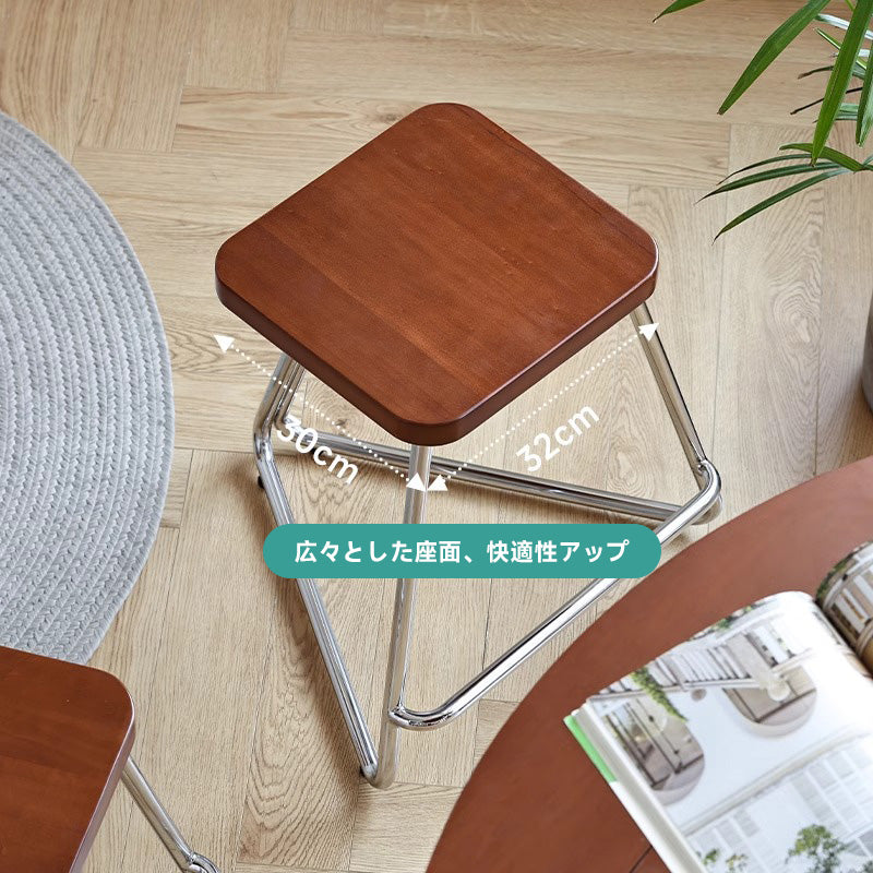 Boxwood mixed material triangular stool
