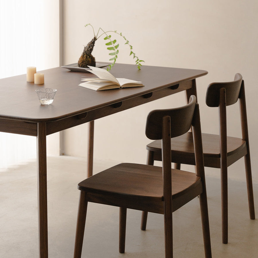 Walnut Classic Wood Dining Chair