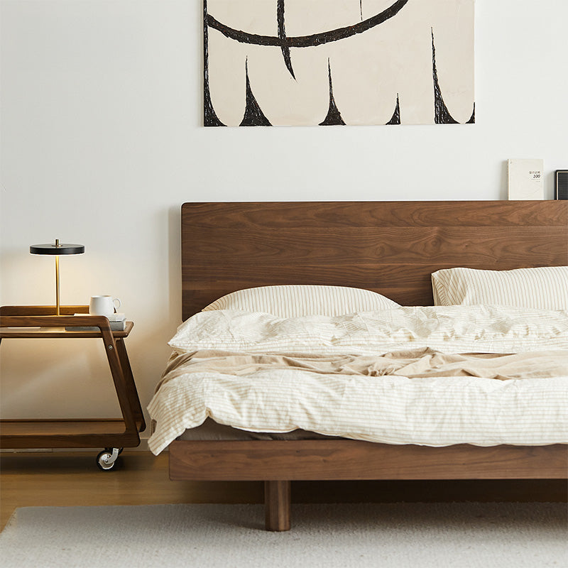 Walnut wood flatbed