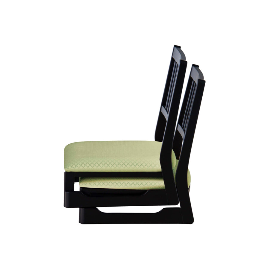 法事チェア ロータイプ グリーン