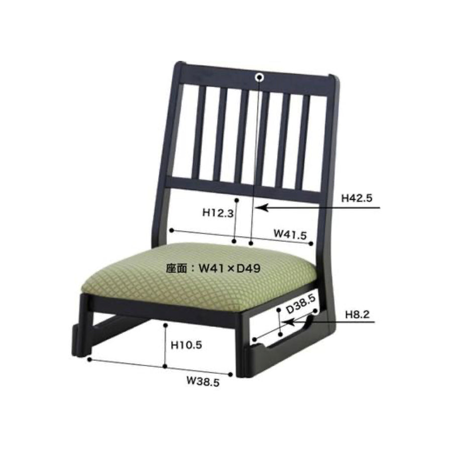 法事チェア ロータイプ ベージュ