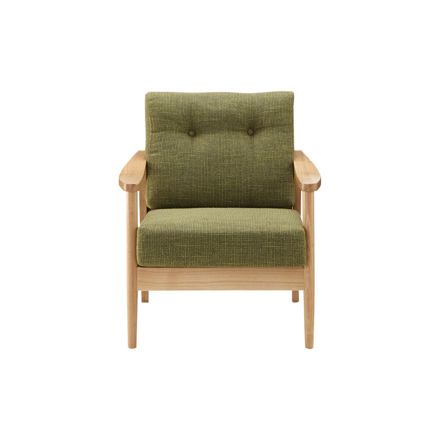 バッスム 1人掛 グリーン