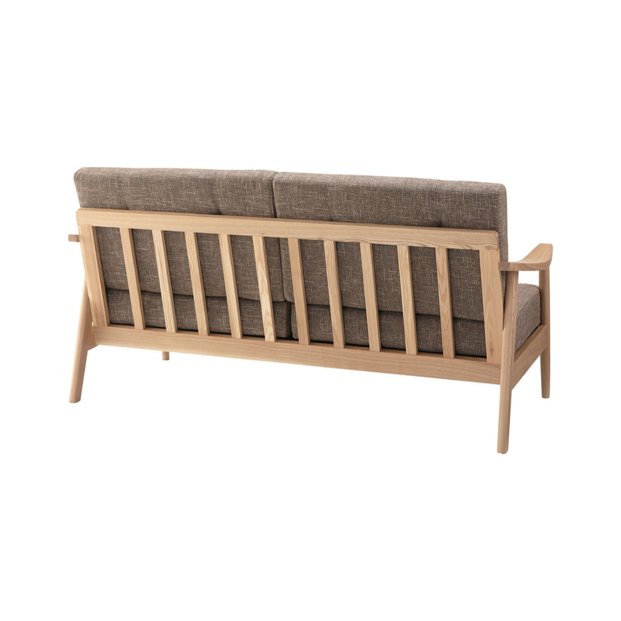 バッスム 3人掛 ブラウン