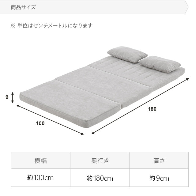 2人掛け3WAYリクライニングソファ コンパクトタイプ [幅100cm]