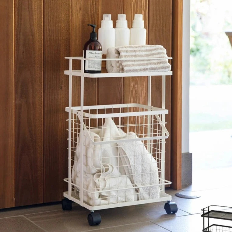 TUBER laundry cart with easy access basket