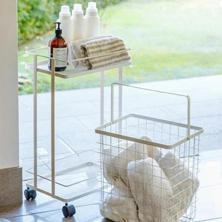 TUBER laundry cart with easy access basket