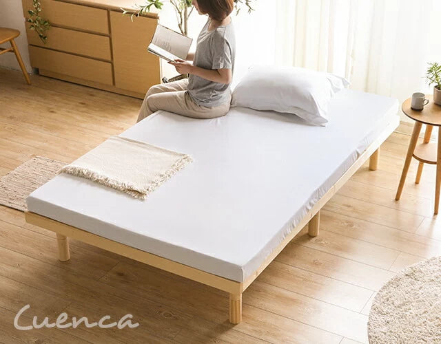 Slatted bed with premium mattress (single)