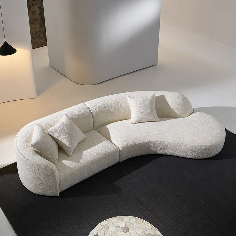 Boucle Floor Sofa