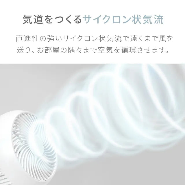 360° Swinging Air Circulator with Negative Ions